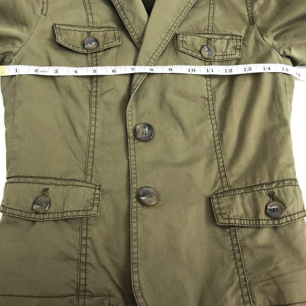 Zara Basic Olive Utility Jacket - image 5